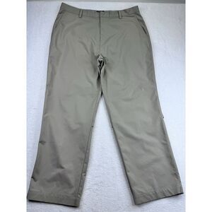 Adidas Climacool Stretch Performance Golf‎ Pants Men Beige Vented 38Wx30L.